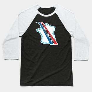 TransFrance Race - Reverse Baseball T-Shirt